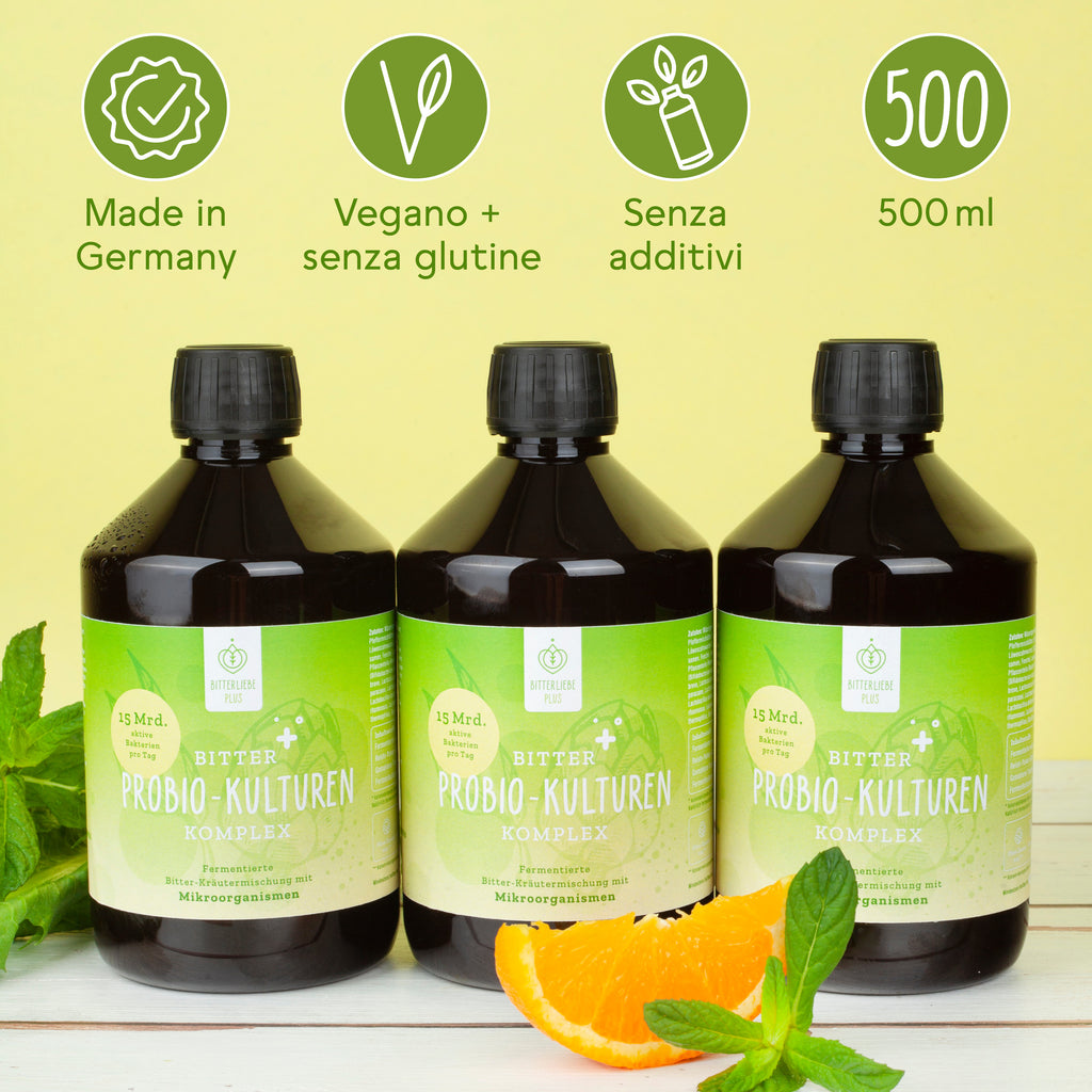Bitter Probio Colture Complesso - Confezione mensile (500ml)