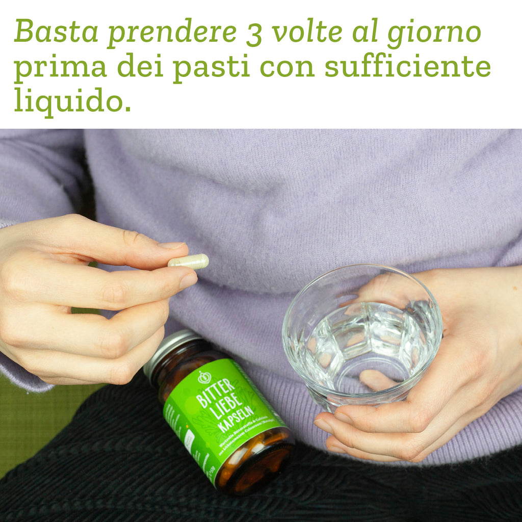 BitterLiebe Capsule con sostanze amare - pacco da 3 mesi (270 pz.)