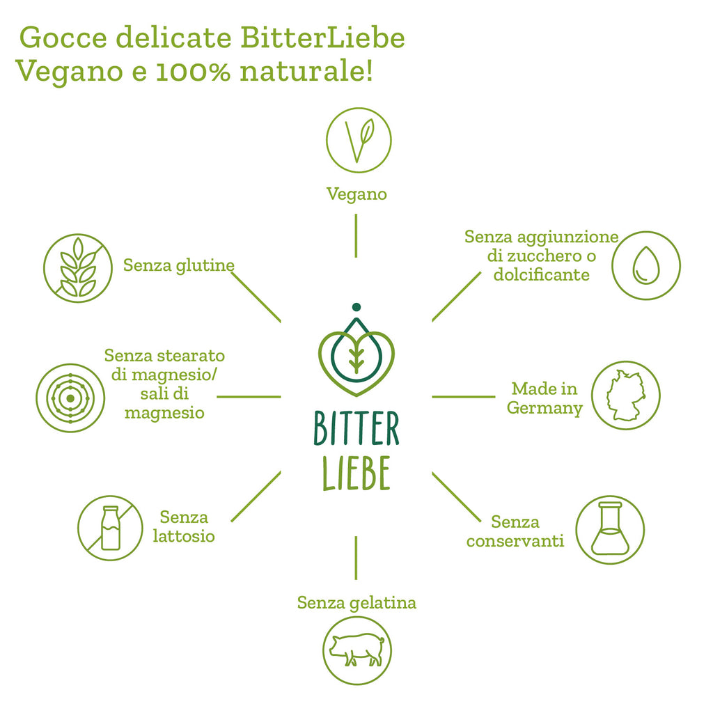 BitterLiebe Gocce di sostanze amare 50ml - versione delicata