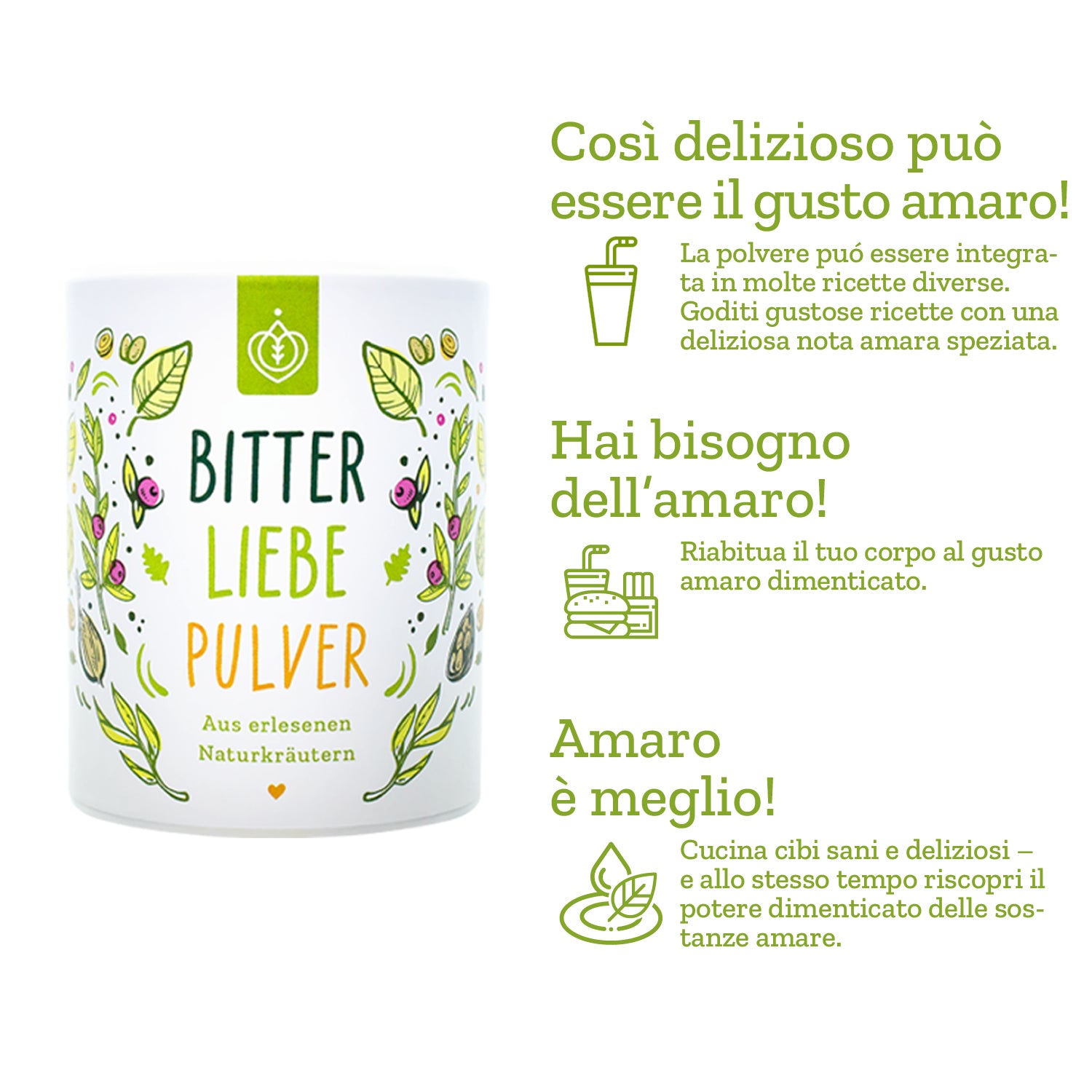 BitterLiebe Polvere con sostanze amare
